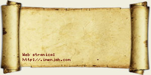 Anđela Miladinović vizit kartica